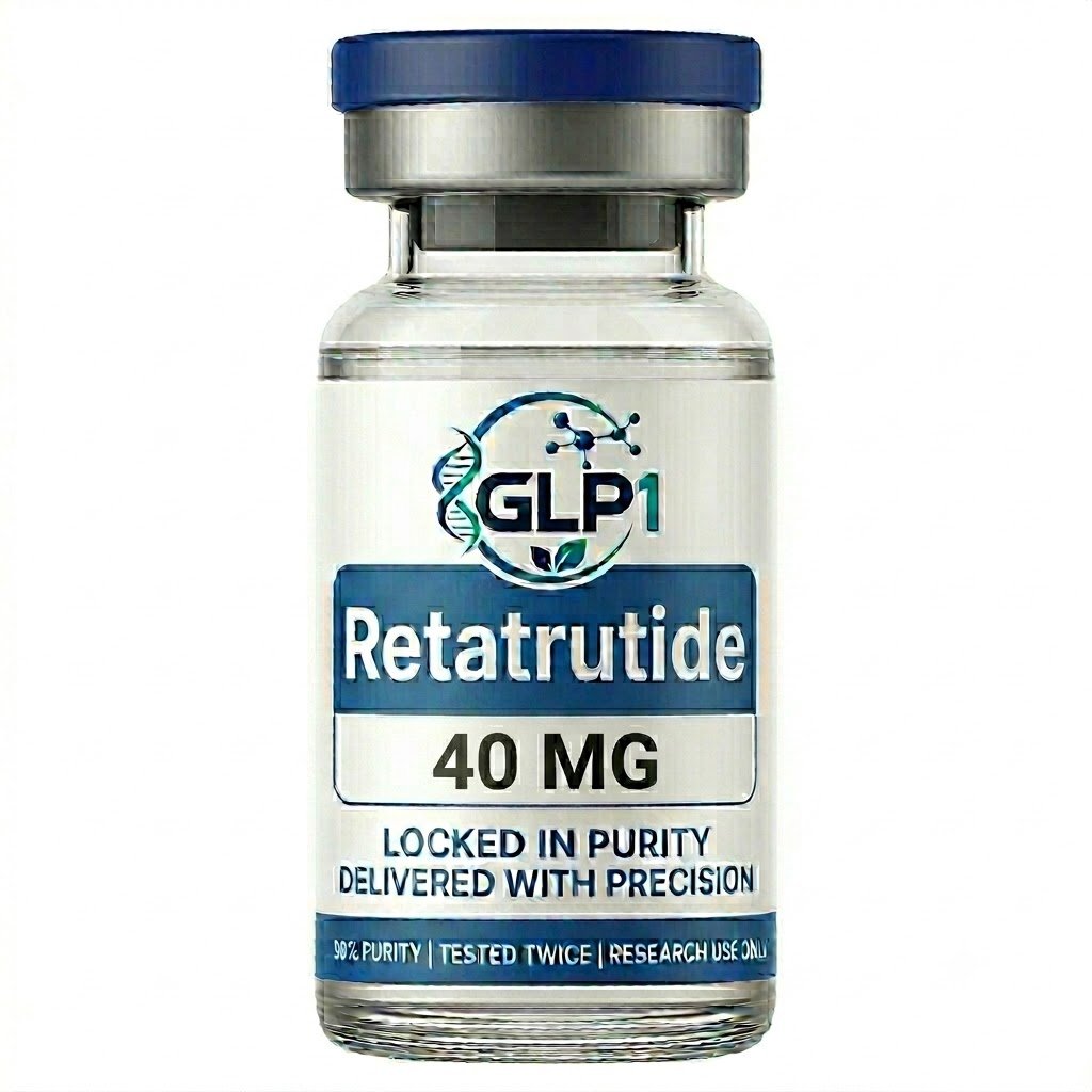 Retatrutide 40mg Research Grade Peptide Buy Retatrutide 40mg UK Retatrutide Triple Agonist Research Compound High Purity Retatrutide 40mg Vial Premium Retatrutide Research Peptide