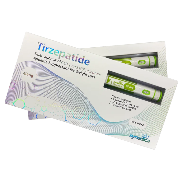 Synedica Tirzepatide 40mg Injection Pen Kit Tirzepatide 40mg GLP-1 and GIP peptide injection pen Premium Synedica Tirzepatide 40mg research pen